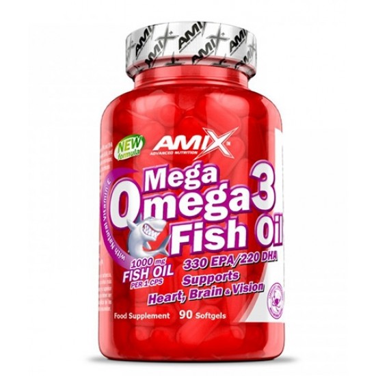 Amix Nutrition Mega Omega Fish Oil / 90 Softgels на супер цена