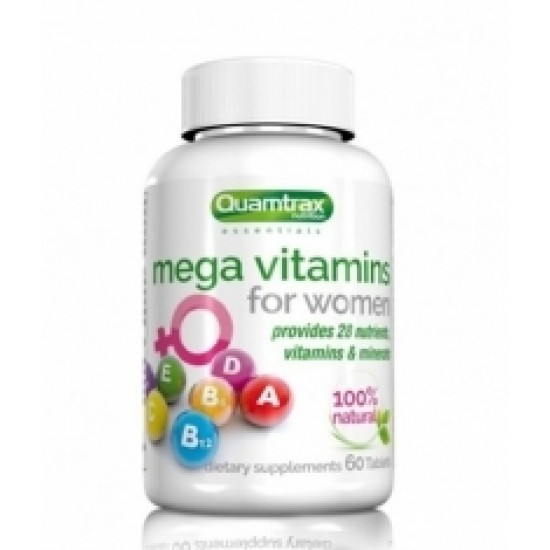 Quamtrax Mega Vitamins for Women / 60 tabs на супер цена