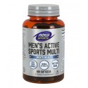 NOW Men's Active Sports Multivitamin / 180 гел капсули на супер цена