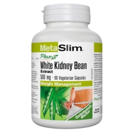 Webber Naturals MetaSlim® Phase 2® White Kidney Bean - 500 mg 90 caps на супер цена