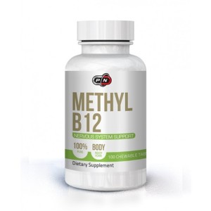 Pure Nutrition Methyl B12 / 100 таблетки Pure Nutrition Methyl B12 / 100 таблетки