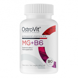 OstroVit Mg + B6 / Magnesium Citrate + B6 90 Таблетки / 30 Дози