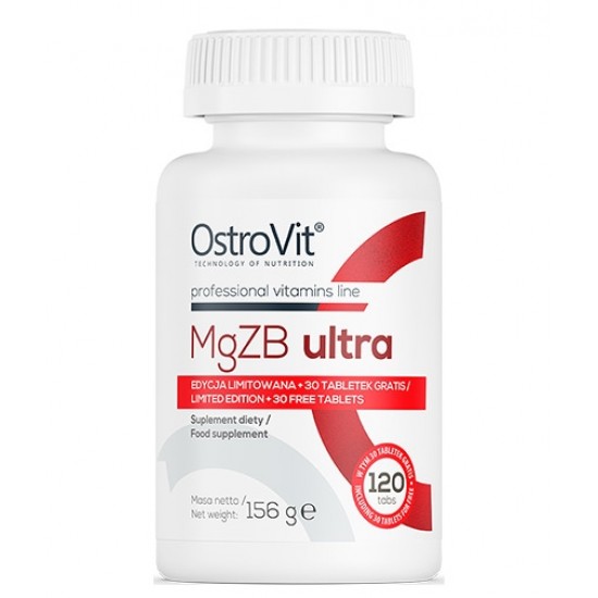 OstroVit MgZB Ultra / ZMA / 120 таблетки на супер цена