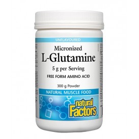 Natural Factors Micronized L-Glutamine 300 гр / 60 дози