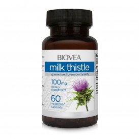 Biovea Milk Thistle 100mg - Бял Трън - 60 Vcaps