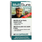 Webber Naturals MULTI SURE мултивитамини за мъже 50+ със сао палмето,ликопен и лутеин x 80caps на супер цена