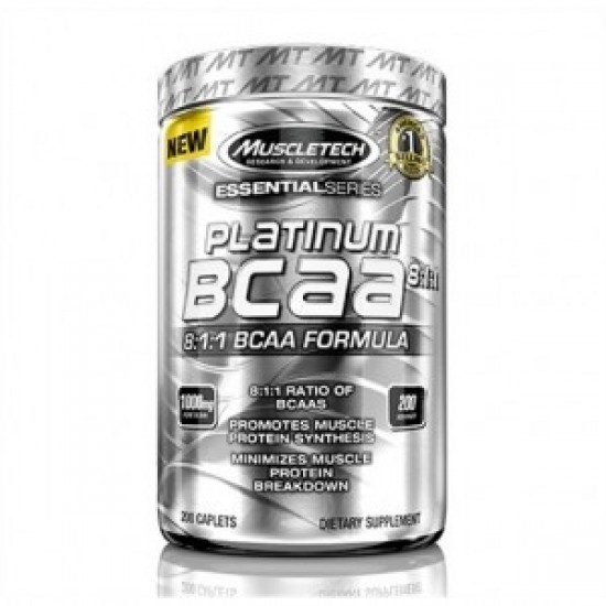 Muscletech Platinum BCAA 8:1:1 200 капсули на супер цена