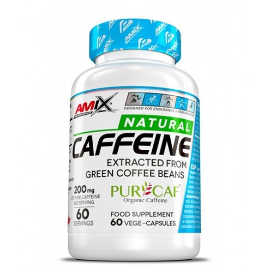 Amix Nutrition Natural Caffeine PurCaf® / 60 капсули на супер цена