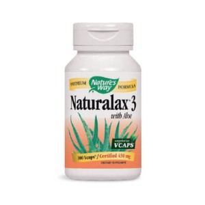 Natures Way Naturalax 3 With Aloe 100 капсули