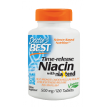 Doctor's Best Niacin Time-Released With Niaxtend 500 мг / 120 таблетки на супер цена