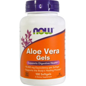 NOW Aloe Vera / 100 Softgels