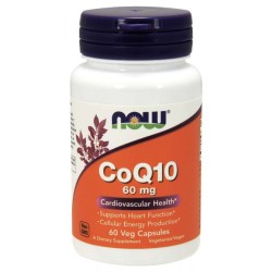 NOW CoQ10 60 мг - 60 капсули NOW CoQ10 60 мг - 60 капсули