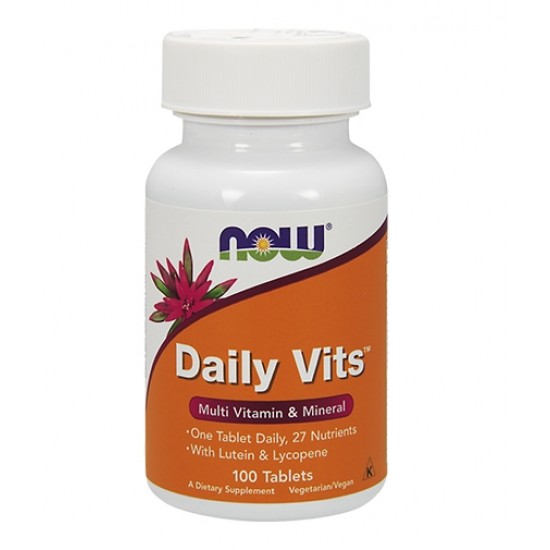 NOW Daily Vits ™ Multi Vitamin & Mineral 100 таблетки на супер цена