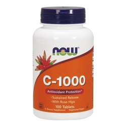 NOW Vitamin C-1000 /Sustained Release with Rose Hips/ 100 таблетки