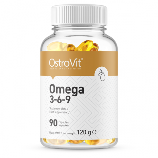 OstroVit Omega 3-6-9 90 Гел капсули / 90 Дози