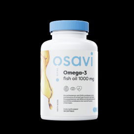 Osavi Omega-3, fish oil 1000 mg - 120 softgels, lemon flavour