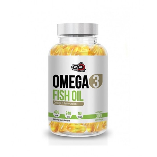 Pure Nutrition Omega 3 Fish Oil 480/240 1000 мг 300 гел капсули
