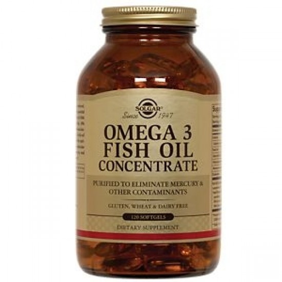 Solgar Omega-3 Fish oil Concentrate 1000 mg,120 softgel на супер цена
