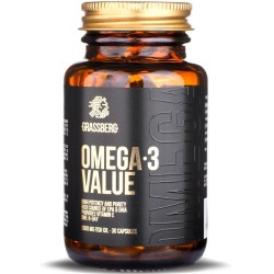 Grassberg Omega-3 Value 1000 мг / 30 гел капсули Grassberg Omega-3 Value 1000 мг / 30 гел капсули
