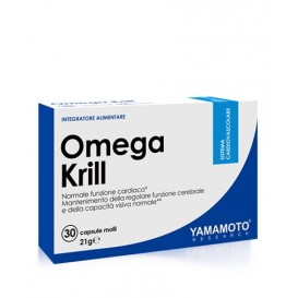 Yamamoto Nutrition Omega KRILL 30 капсули / 211 гр / 15 дози