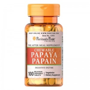 Puritan's Pride Papaya Papain 100tabs