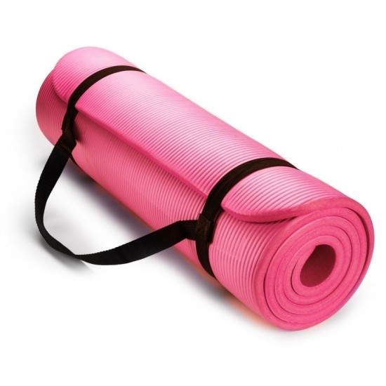 Armageddon Sports Постелка за йога и упражнения 183 x 61 x 1 см, Розов на супер цена