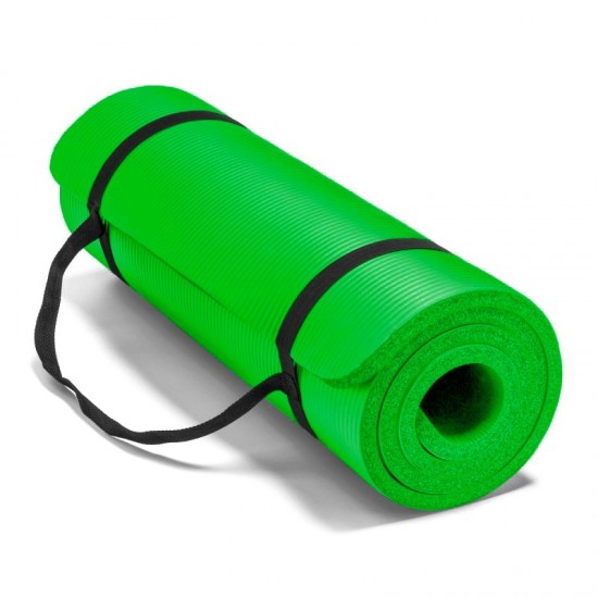 Armageddon Sports Постелка за йога и упражнения 183 x 61 x 1 см, Зелен на супер цена