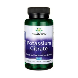 Swanson Potassium Citrate 99mg. / 120 Caps