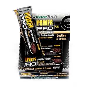 Naturetech Power PRO Plus Bar / 12x80g BCAA + L-GLUTAMINE 