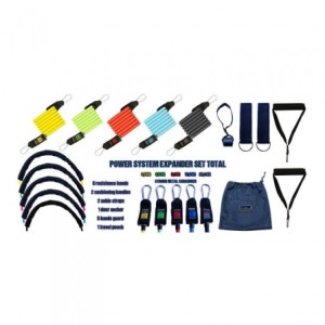 POWER SYSTEM TOTAL EXPANDER SET - ТРЕНИРОВЪЧЕН КОМПЛЕКТ ЛАСТИЦИ
