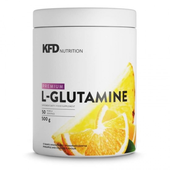KFD Nutrition Premium Glutamine - Raspberry Grapefruit 500 гр на супер цена