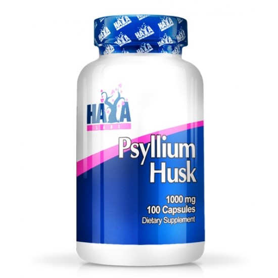 Haya Labs Psyllium Husk 1000 мг / 100 капсули на супер цена