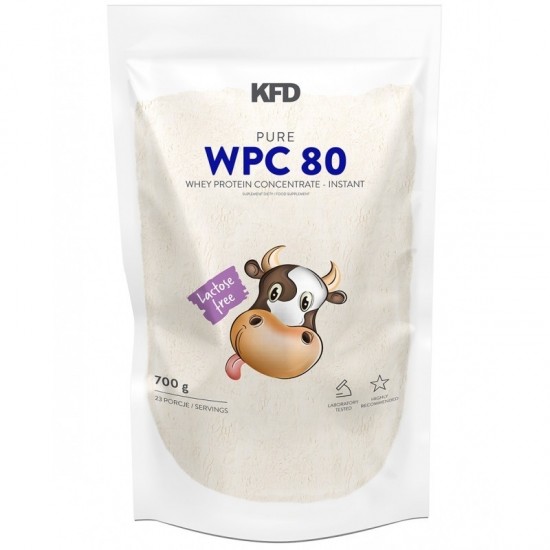KFD Nutrition Pure WPC 80 Instant Lactose Free 700 гр на супер цена