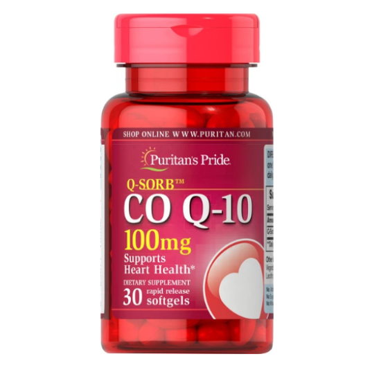 Puritan's Pride Q-Sorb CoQ10 100 мг / 30 капсули на изгодни цени Puritan's Pride Q-Sorb CoQ10 100 мг / 30 капсули на супер цена