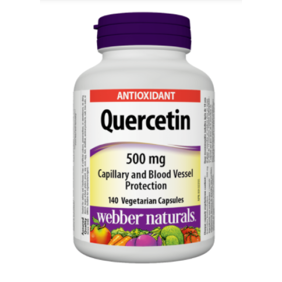 Webber Naturals QUERCETIN 500mg в подкрепа на сърцето и кръвоносните съдове x 140 caps на супер цена