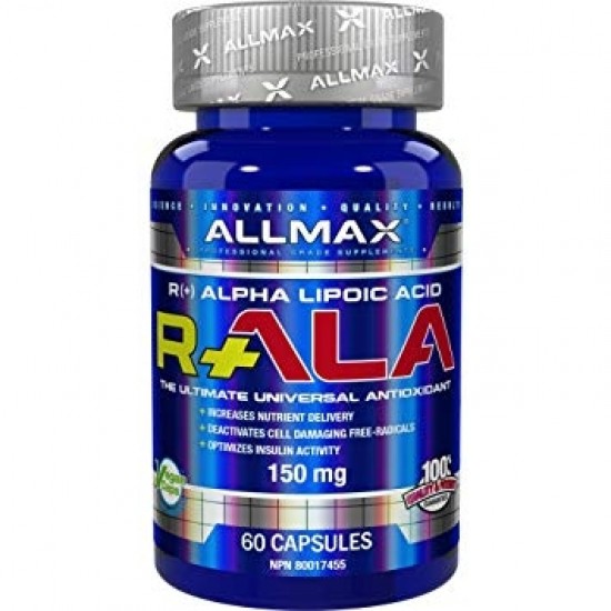 Allmax nutrition R-ALA Antioxidant 150 mg 60 капсули на супер цена