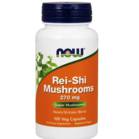 NOW Rei-Shi Mushrooms 270 mg - 100 caps на супер цена