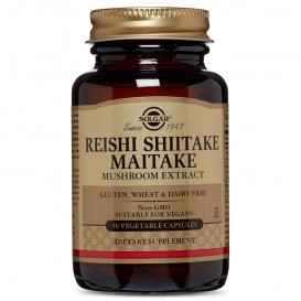 Solgar Reishi Shiitake Maitake Mushroom Extract, 50 vcaps