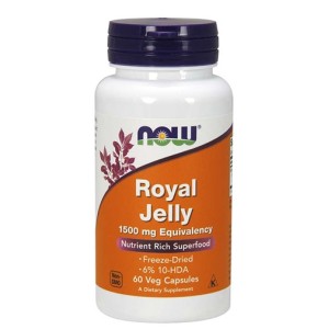 NOW Royal Jelly 1500 мг / 60 капсули NOW Royal Jelly 1500 мг / 60 капсули