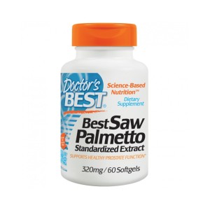 Doctor's Best Saw Palmetto Standardized Extract 320 мг / 60 гел капсули Doctor's Best Saw Palmetto Standardized Extract 320 мг / 60 гел капсули