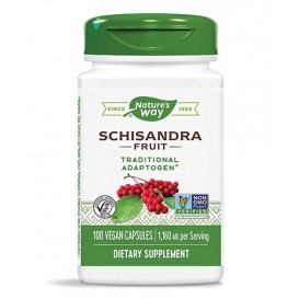 Natures Way  Schisandra Fruit 580 mg / 100 Caps.