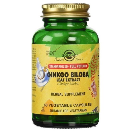 Solgar SFP Ginkgo Biloba Leaf Extract, 60 vcaps на супер цена