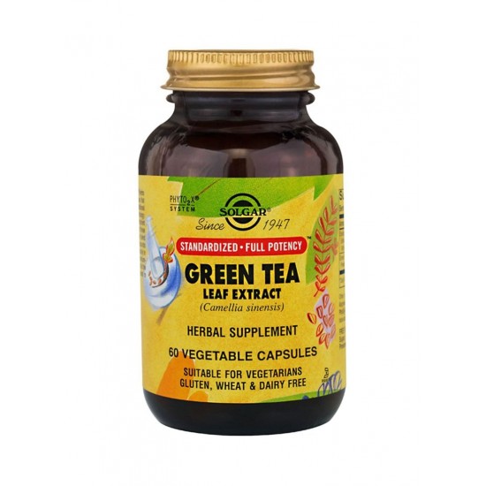 Solgar SFP Green Tea Leaf Extract, 60 vcaps на супер цена