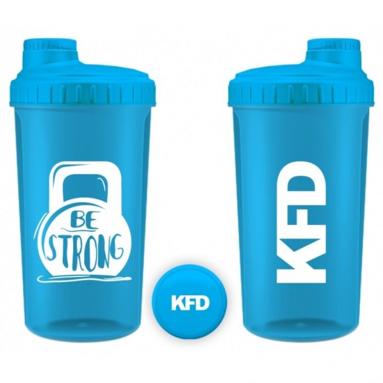 KFD Nutrition Shaker - Be Strong син 700 мл на супер цена