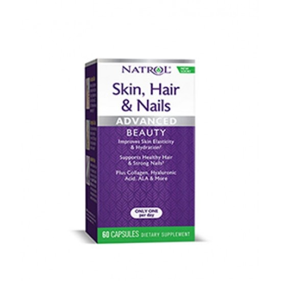 Natrol Skin Hair Nails & Collagen / 60 капсули на супер цена