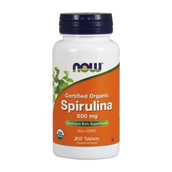 NOW Spirulina 500 мг / 200 таблетки NOW Spirulina 500 мг / 200 таблетки