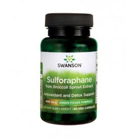 Swanson Sulforaphane from Broccoli Sprout Extract 400 мг / 60 капсули