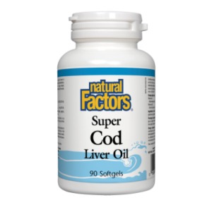 Natural Factors Super Cod Liver Oil 1100 mg х 90 софтгел капсули Natural Factors Super Cod Liver Oil 1100 mg х 90 софтгел капсули