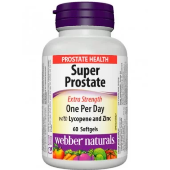 Webber Naturals Super Prostate Extra Strength - 60 soft на супер цена