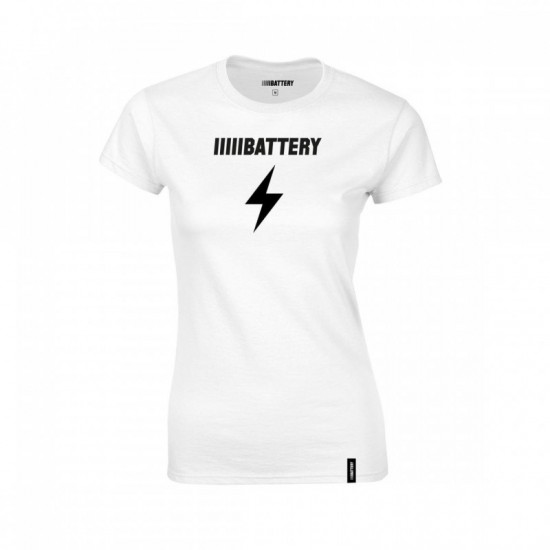 Battery Nutrition T-Shirt Woman бял на супер цена